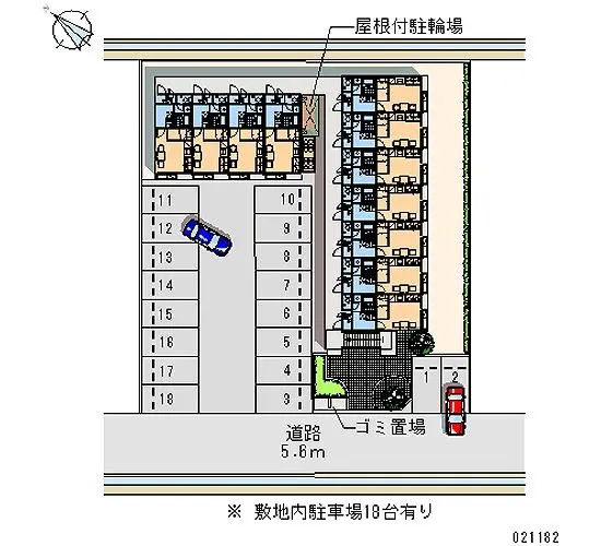 ★手数料０円★岐阜市芋島４丁目　月極駐車場（LP）